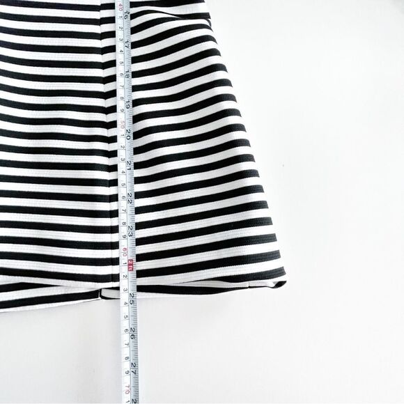 Anne Klein Blazer Black White Stripe Single Button Long Sleeve Women's S Jacket - Picture 9 of 10